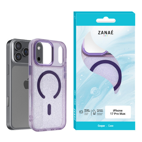 Coque Glow MagSafe pour iPhone 18 Pro Max / 17 Pro Max, Violet