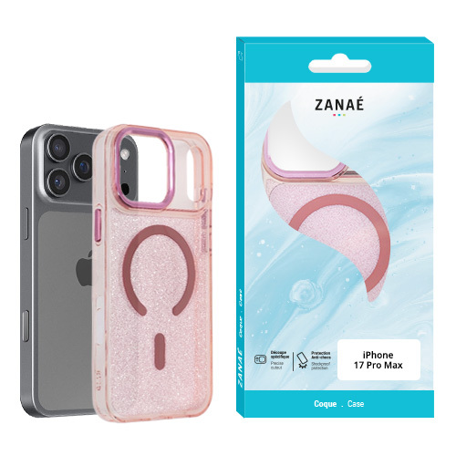 Coque Glow MagSafe pour iPhone 18 Pro Max / 17 Pro Max, Rose