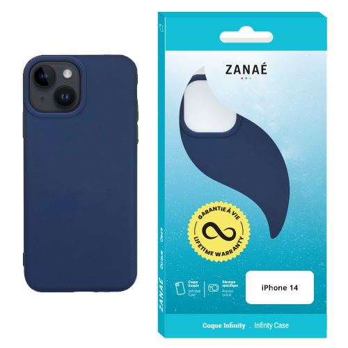 Coque Infinity pour iPhone 14, Marine