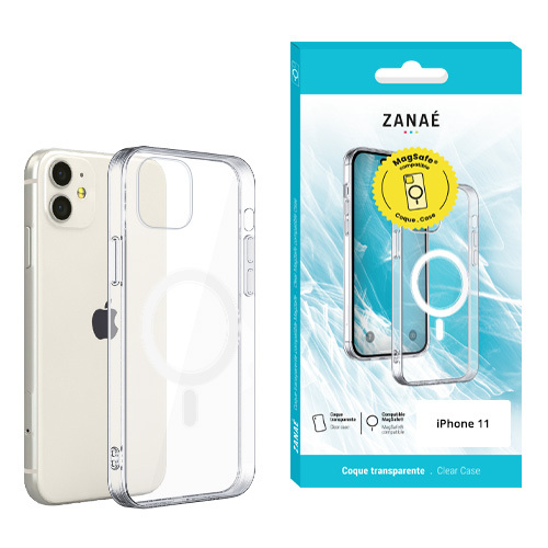 Coque Essentielle MagSafe pour iPhone 11, Transparent
