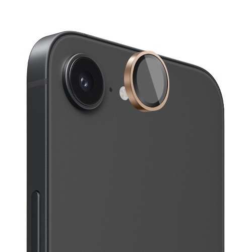 Verres Caméra Métalliques Or pour iPhone 17e / 16e