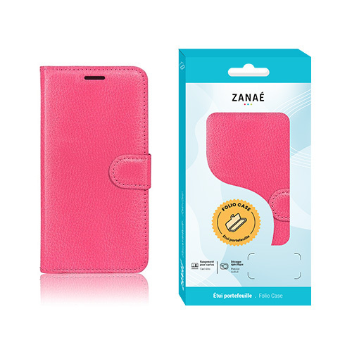 Étui Portefeuille Zanae pour Galaxy A27, Fuchsia