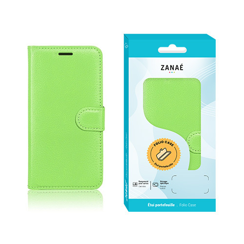Étui Portefeuille Zanae pour Galaxy A27, vert