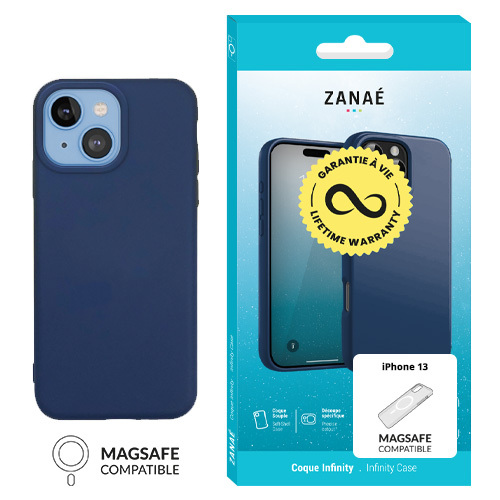 Coque Infinity MagSafe pour iPhone 13, marine