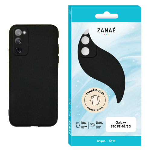 Coque Zanae Color pour Galaxy S20 FE 4G / 5G, Noir