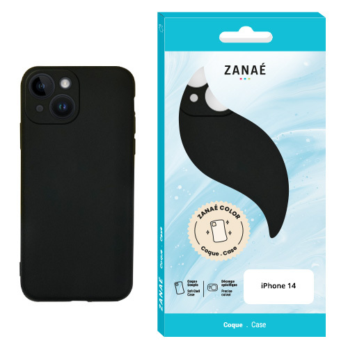 Coque Zanae Color pour iPhone 14, Noir