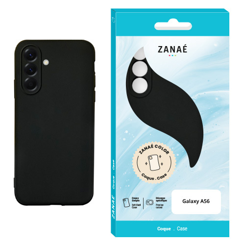 Coque Zanae Color pour Galaxy A56, Noir