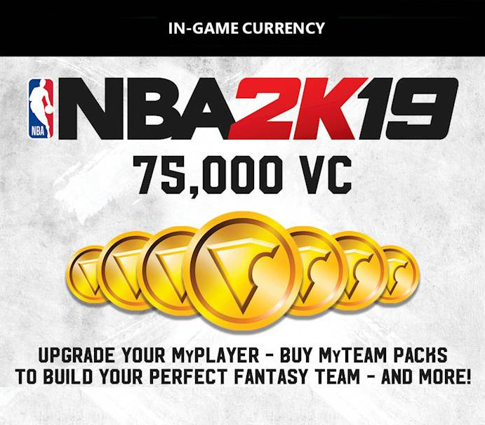 NBA 2K19 – Pack 75 000 VC DLC Clé CD Xbox One