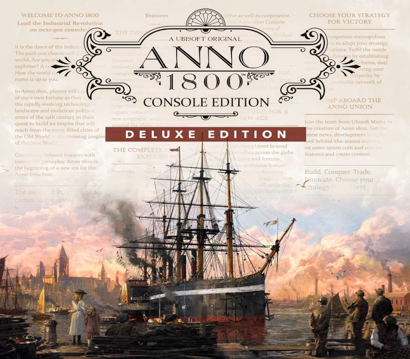 Anno 1800 Console Edition : Deluxe EU Xbox Series X|S CD Key
