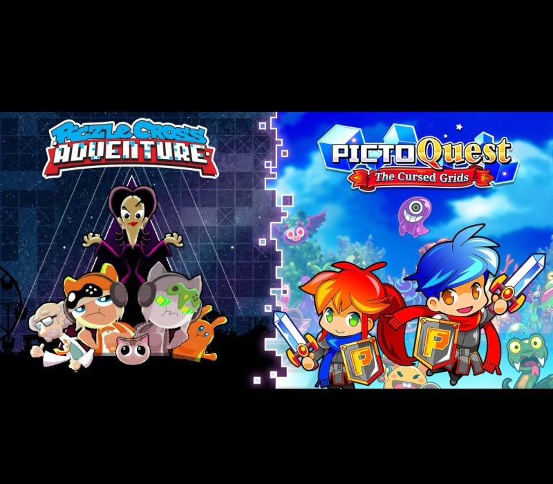 Piczle Cross Adventure + PictoQuest: The Cursed Grids EU Nintendo Switch Clé CD
