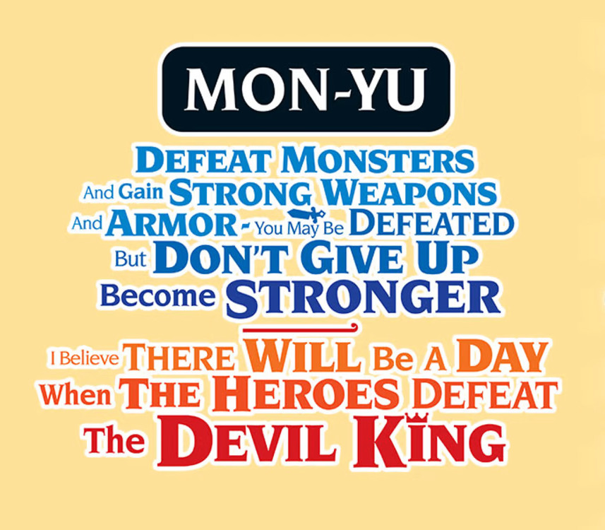 Mon-Yu : Vaincre les monstres et obtenir des armes et armures puissantes. Vous pouvez être vaincu, mais ne renoncez pas. Devenez plus fort. Je crois qu’il y aura un jour où les héros vaincront le roi des démons. EU Nintendo Switch CD Key