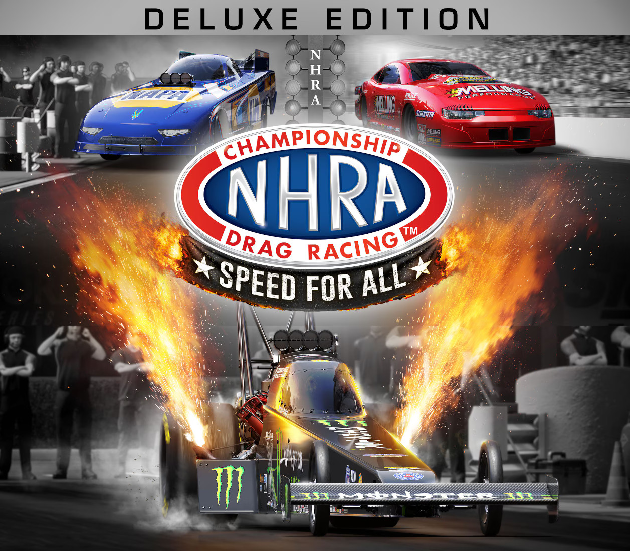 NHRA Championship Drag Racing: Speed For All – Deluxe Edition EU Xbox Series X|S Clé CD