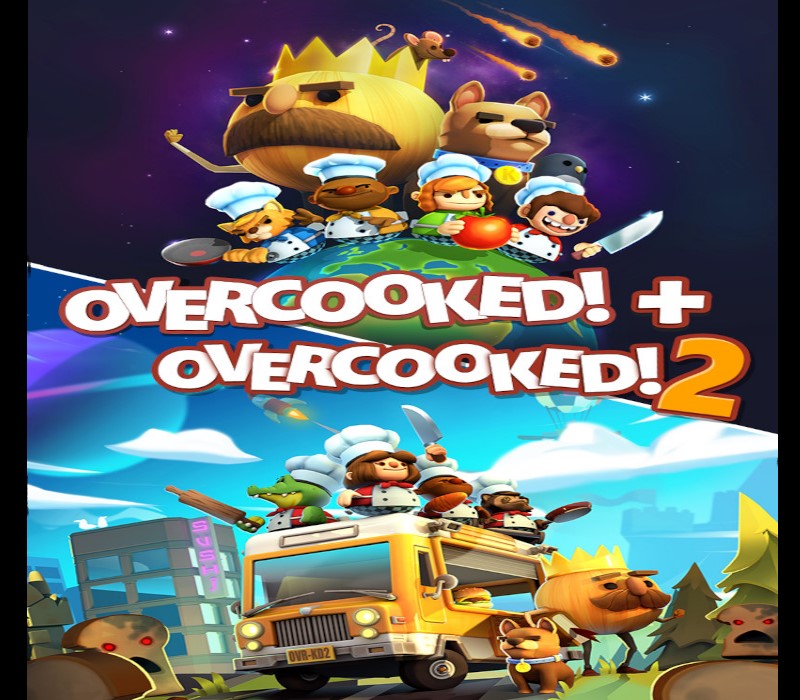 Overcooked! + Overcooked! 2 EU Clé CD Xbox One