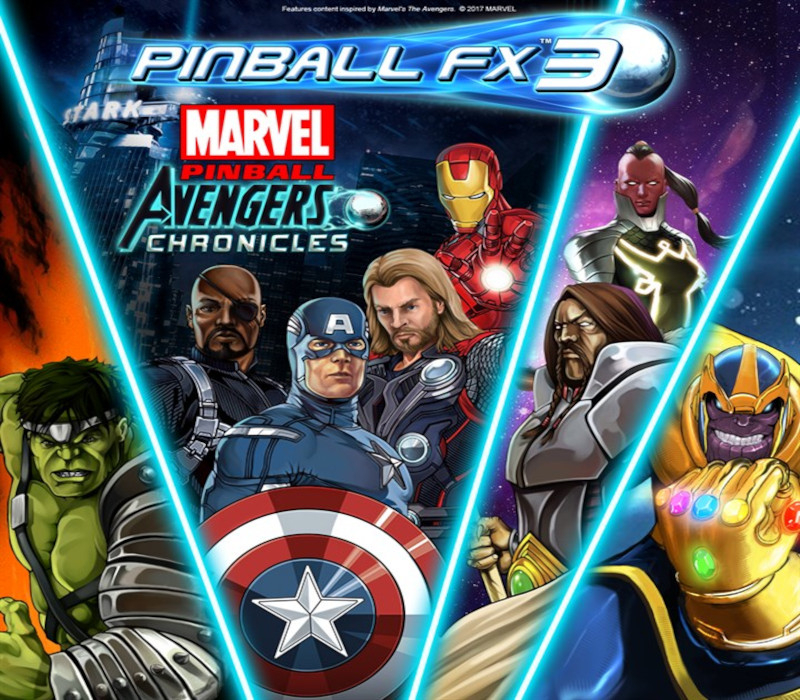 Pinball FX3 – Marvel Pinball – Avengers Chronicles DLC PC Steam CD Key