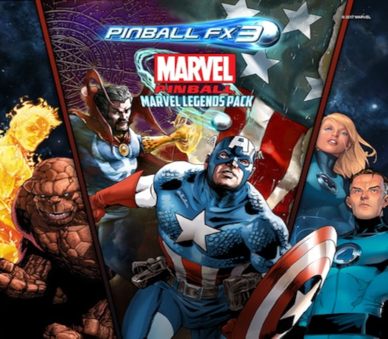 Pinball FX3 – Marvel Pinball – Marvel Legends Pack DLC Steam CD Key