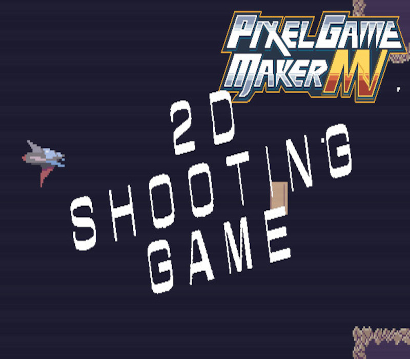 Pixel Game Maker MV – DLC projet exemple de jeu de tir en 2D Side-scroller PC Steam Clé CD