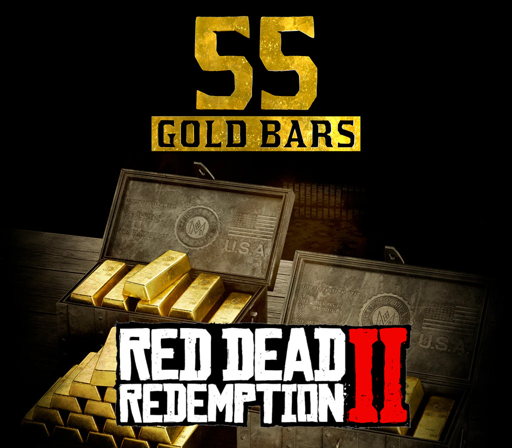Red Dead Redemption 2 Online – 55 Gold Bars Clé CD XBOX One