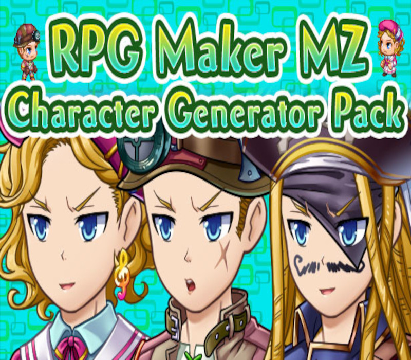 RPG MAKER MZ – Pack générateur de personnages DLC PC Steam Clé CD