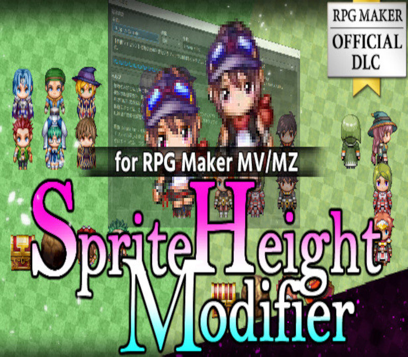 RPG MAKER MZ – Modificateur de hauteur de sprite DLC PC Steam Clé CD