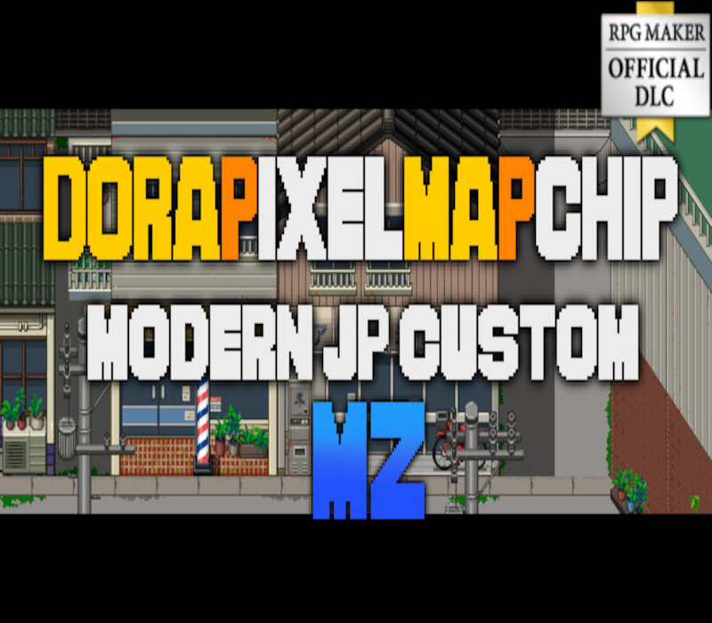 RPG MAKER MZ – DorapixelMapChips – Modern JP DLC PC Steam Clé CD