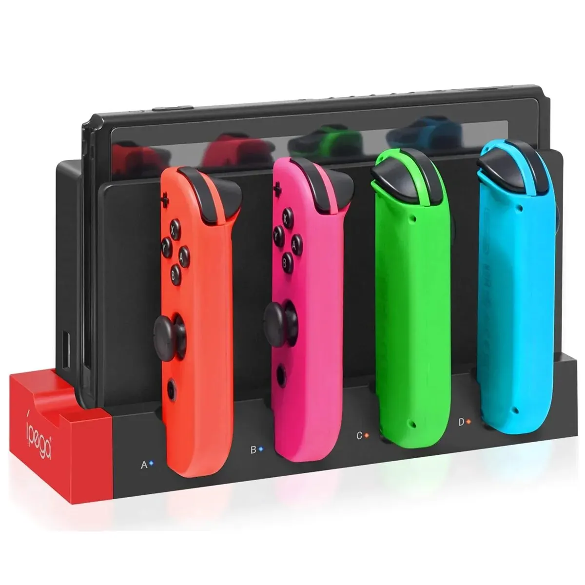Station de charge 4 Joy-Con iPega pour Switch et Switch OLED