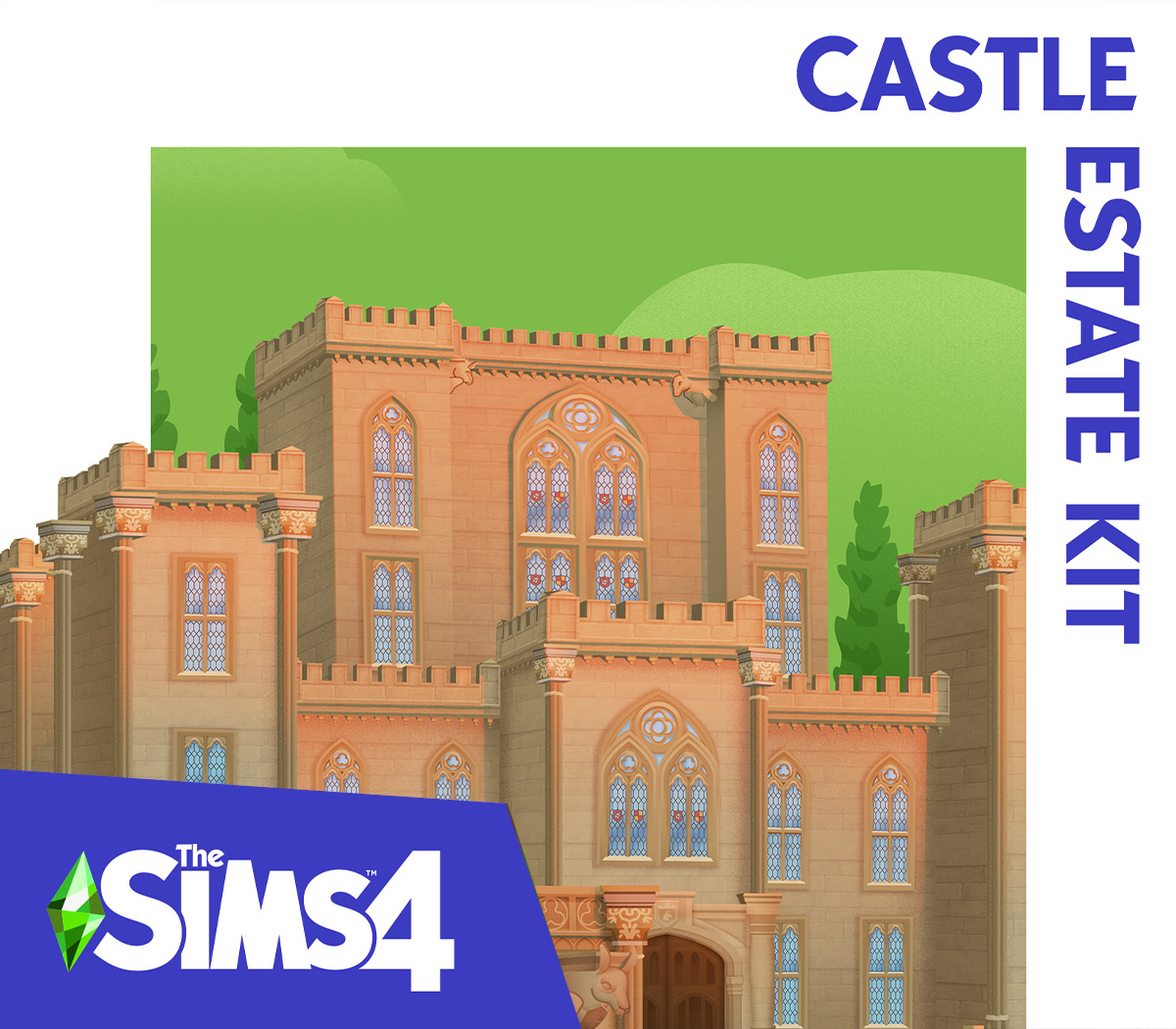 The Sims 4 – Castle Estate Kit DLC EU PC EA App CD Key