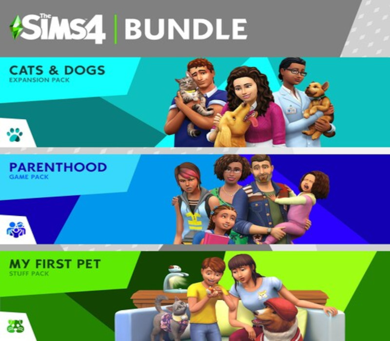 The Sims 4 – Le pack DLC The Sims 4 Pet Lovers Bundle PC EA App Clé CD