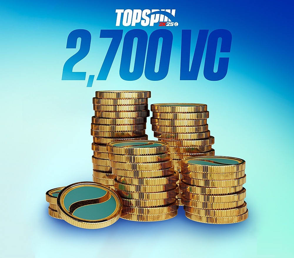 TopSpin 2K25 – Pack de 2 700 monnaies virtuelles EU XBOX One / Xbox Series X|S CD Key
