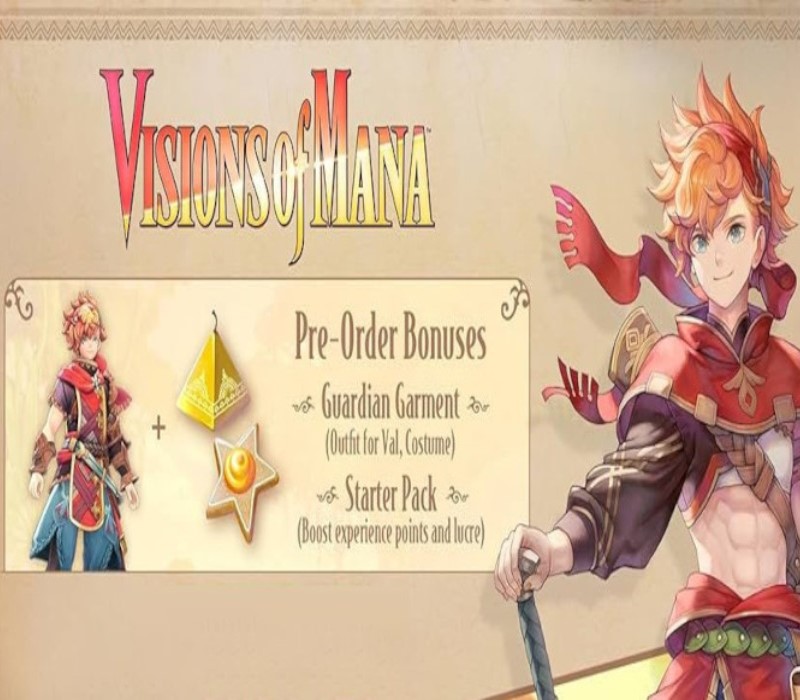 Visions of Mana – Bonus DLC de précommande EU PS5 CD Key