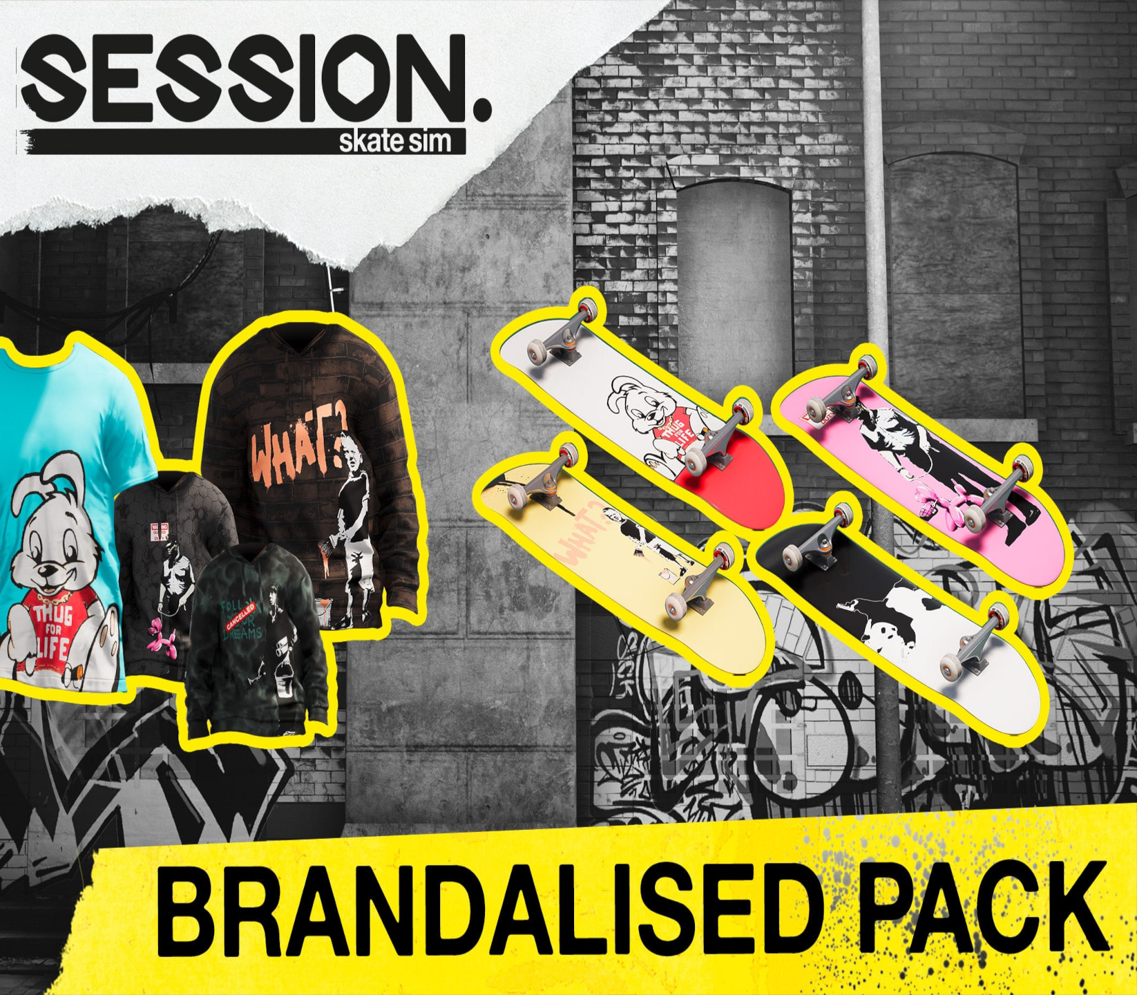 Session: Skate Sim – Pack DLC Brandalised PC Steam Clé CD