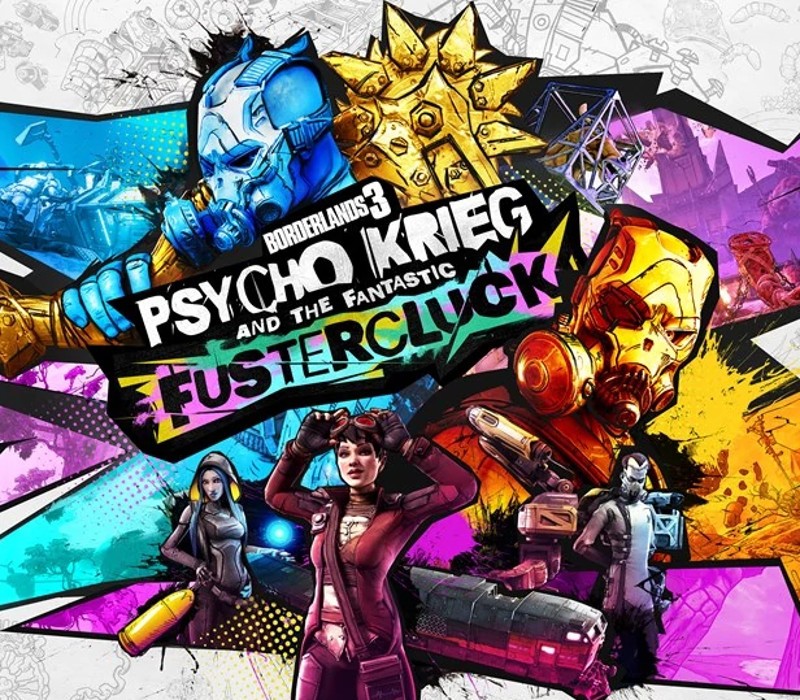 Borderlands 3 – Psycho Krieg and the Fantastic Fustercluck DLC EU Clé CD Epic Games
