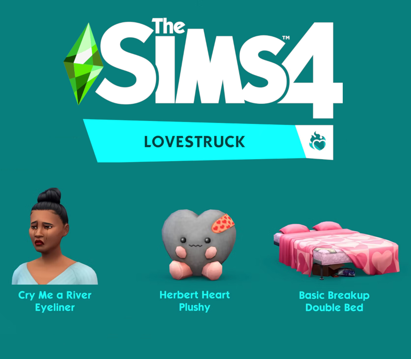 The Sims 4 – Bonus de précommande Lovestruck DLC PC EA App Clé CD