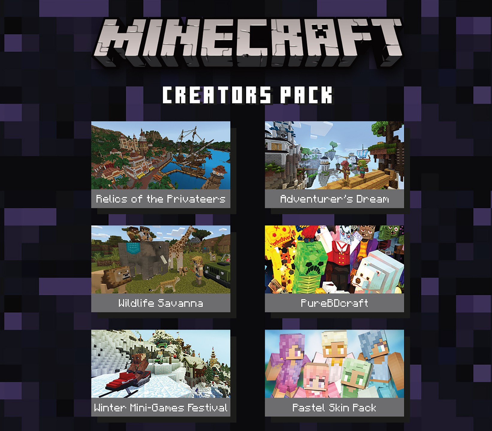 Minecraft – Creators Pack DLC EU Xbox One Clé CD