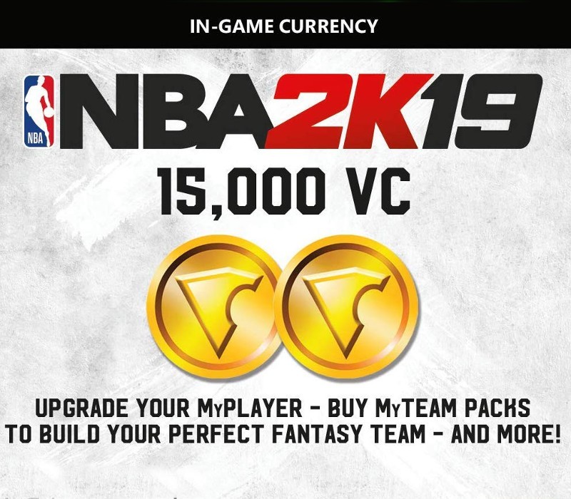 NBA 2K19 – Pack DLC 15 000 VC Clé CD XBOX One