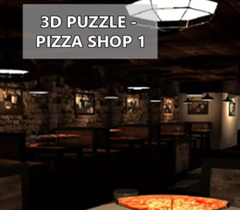 3D PUZZLE – Pizza Shop 1 PC Steam Clé CD