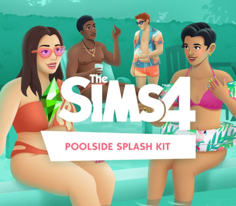 The Sims 4 – Poolside Splash Kit DLC EA App CD Key
