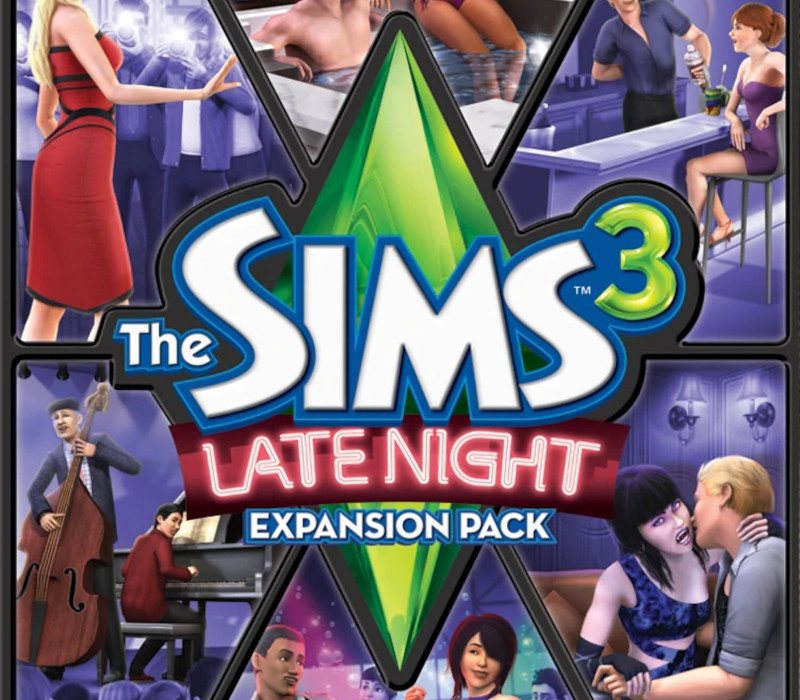 The Sims 3 + Pack d&rsquo;extension Late Night DLC Clé CD EA App