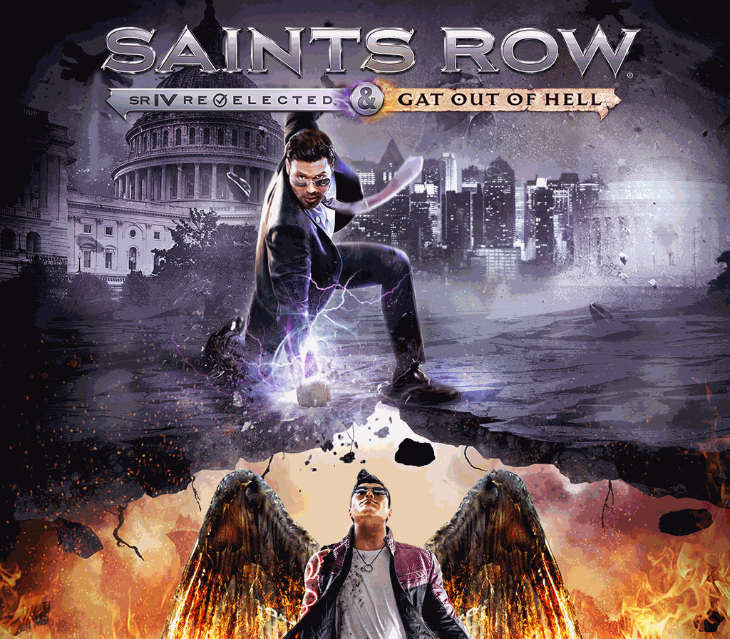 Saints Row IV: Re-Elected + Gat out of Hell Clé CD Xbox One / Xbox Series X|S
