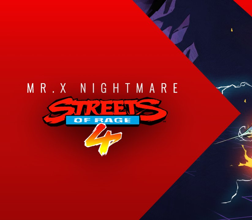 Streets Of Rage 4 – Mr. X Nightmare DLC EU Xbox One / Xbox Series X|S Clé CD