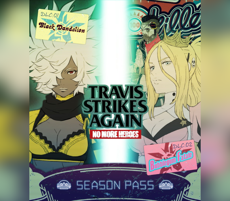 Travis Strikes Again: No More Heroes – Season Pass: Black Dandelion & Bubblegum Fatale EU Nintendo Switch CD Key